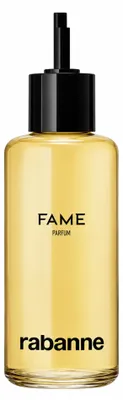 Obrázek produktu pro Rabanne Fame Parfum Refill, Ženy, 200 ml, Doplňovací láhev, Bergamot, Růžový pepř, Mango, Incense, Jasmín, Pačuli, Pižmo, Santalové dřevo, Benzoin
