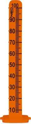 Productafbeelding van 100 mm egalisatiemortel-maatstaf met 3M-tape, 20 stuks (PE)