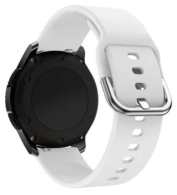 Produktbild von By Qubix passend für Garmin Venu 2 & 3 - Silikon Sportarmband - Weiß