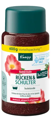Produktbild von Kneipp Badekristalle Rücken und Schulter mit Teufelskralle 600g