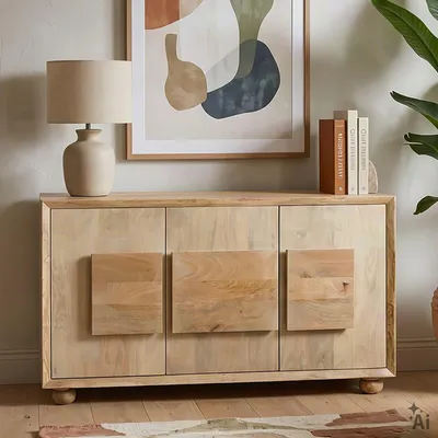 Produktbild von Sideboard FAYA 130 cm aus Mangoholz - Natur