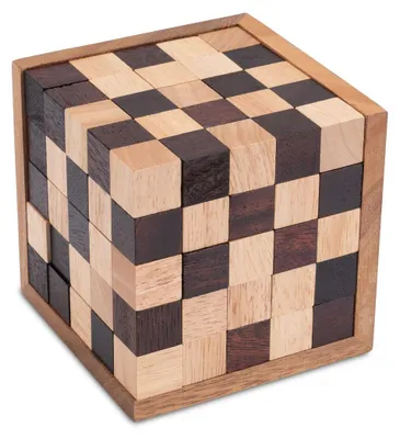 Obrázek produktu pro Šachová kostka 125 – 3D Cube XL – 3D puzzle – logická hra s 25 dílky