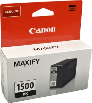 Produktbild von Canon PGI-1500BK Schwarz Tintentank, Schwarz, Tinte auf Pigmentbasis, 12,4 ml