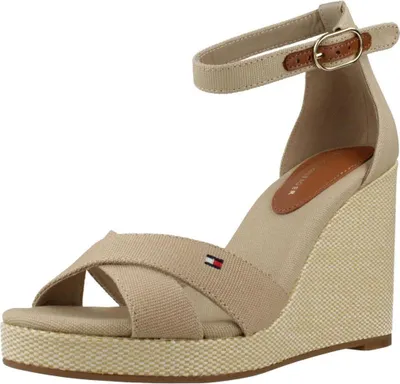 Produktbild von TOMMY HILFIGER FLAG HIGH WEDGE ESPAD CR HellBraun