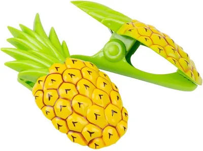 Immagine prodotto di Mollette per teli da spiaggia, 12x7x5 cm, 2 pz, ananas
