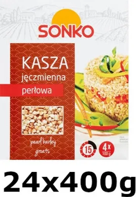 Zdjęcie produktu dla Sonko Kaszka jęczmienna perłowa 4 x 100 g