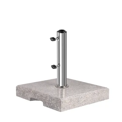 Produktbild von Sekey Sonnenschirmständer Granit 25 kg Quadratisch Edelstahl Sonnenschirmsockel Balkon Terrasse