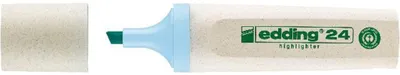 Zdjęcie produktu dla Edding 24 EcoLine, 1 szt., Niebieski, Końcówka ścięta, Niebieski, Biały, Tubka, 2 mm