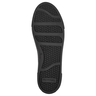 Produktbild von Tamaris Damen Sneaker 1-23313-41, Schwarz, 39 EU, Reißverschluss, Plateau, Slipper, Synthetik & Textil, Freizeitschuh, Normalweite F, 100% VEGAN