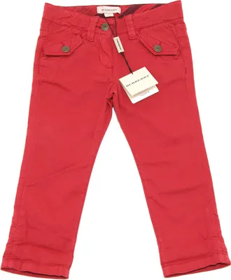 Produktbild von 9259G BURBERRY rote Baumwollhose Kinder