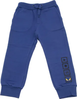 Zdjęcie produktu dla 3625V pantalone tuta bimbo FENDI niebieskie spodnie dresowe chłopiec dziecko