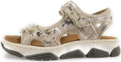 Produktbild von Rieker Damenschuhe Sandalen Metallic Freizeit, Schuhgröße:38 EU