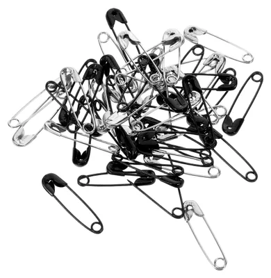Produktbild von 120 Stück Metall-Sicherheitsnadeln Lang Zum Nähen und Quilten Für DIY-Projekte