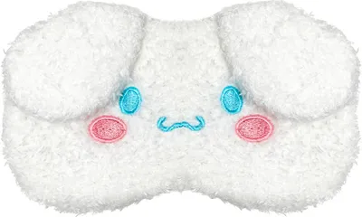 Produktbild von Oblique Unique Schlafmaske flauschiger Hase weiß Schlaf Accessoire Tier Augen Maske Schutz Tiermaske Schlafhilfe für Reisen