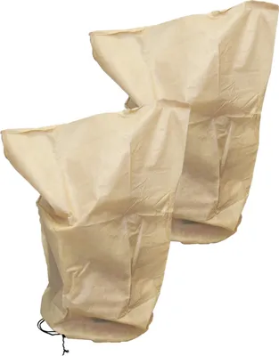 Produktbild von Idealer Pflanzenschutz für den Winter: 2er Set Winterschutzvlies in Beige, 800x1000mm – schützt Ihre Pflanzen vor Kälte und Frost