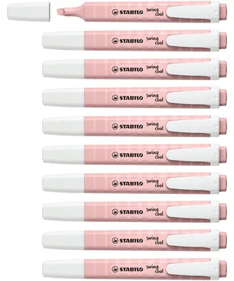 Produktbild von STABILO Textmarker -  swing cool NatureCOLORS Wildflower - 10er Pack - rouge