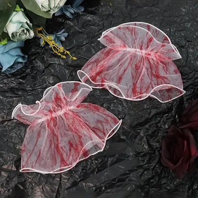 Productafbeelding van Skelethaarspelden met vlinderdas, 3 stuks voor kostuums, thema-evenementen, voorstellingen, maskerade en een bloedige horrorset