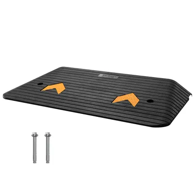 Produktbild von VEVOR Schwellenrampe Bordsteinrampe Türschwellenrampe 90,2x53,34x7,6 cm Gummi