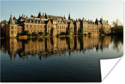 Produktbild von MuchoWow® Poster Den Haag - Fluss - Inneres Gericht 60x40 cm - Schlafzimmerdekoration