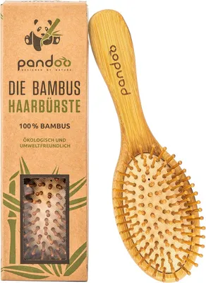 Produktbild von Natürlicher Bambus-Kamm Vegan Entwirrend für Alle Haartypen