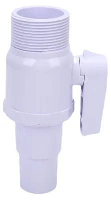 Zdjęcie produktu dla Filtr basenowy, zawór kulowy dwudrogowy, pasujący do Hayward 1,5 cala MIP x 1,5 cala–1,25 cala (zawór odcinający)