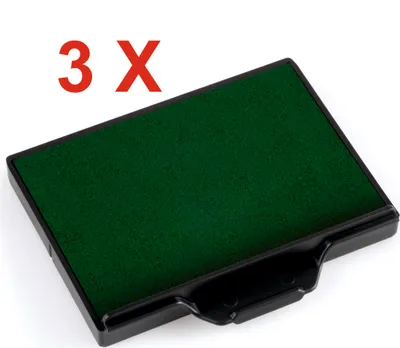 Produktbild von 3 X Trodat Ersatzkissen 6/58 für Professional 5208 – Stempelfarbe gruenFür Professional 5208, 5274, 5474, 5480. 5485. 55418, 55512