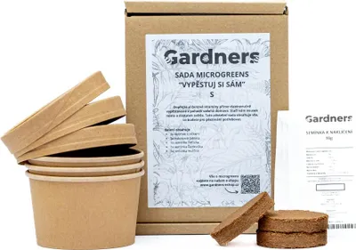 Obrázok produktu pre Gardners Sada microgreens "Vypěstuj si sám", S