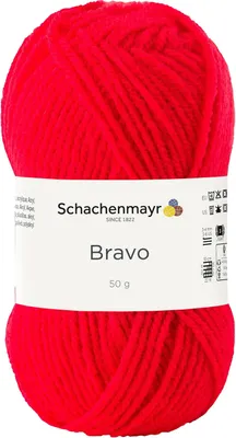 Produktbild von Schachenmayr Bravo, 50g Scarlet Handstrickgarne