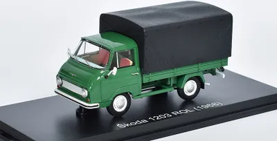 Zdjęcie produktu dla Škoda 1203 ROL 1969 (min. AZNP Vrchlabí) - ciężarówka z żaglem - SSM 1:43
