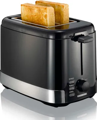 Produktbild von Melissa 16140148 - Toaster 2 Scheiben 800W - Schwarz Edelstahl