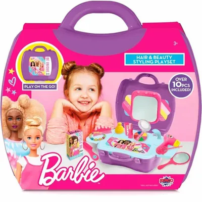 Image de Mattel - Barbie Akcesoria Kosmetyczne w Tej Eleganckiej Walizce