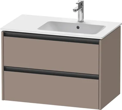 Produktbild von Duravit Ketho.2 Wastafelonderkast 81x48x54,9 cm Mat Basalt
