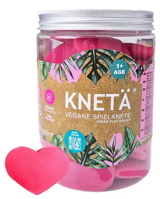Produktbild von Kneta Knetä Modelliermasse Herzform rosa - kreative Knete für Kinder