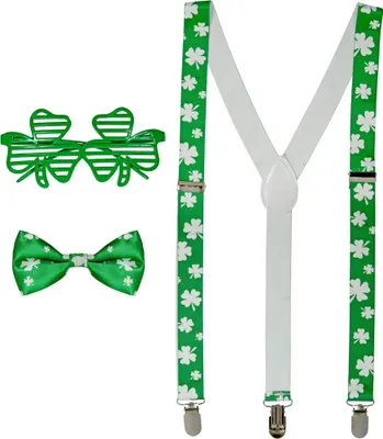 Produktbild von Set Kleeblatt St. Patrick's Day Erwachsene grün - Einheitsgröße