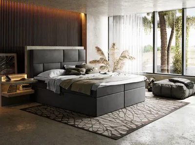 Produktbild von LUCY Kontinentalbett mit Taschenmatratze 180x200 cm Madryt 9100 mit Topper
