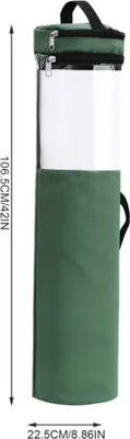 Zdjęcie produktu dla Cylinder świąteczny do przechowywania prezentów Przezroczysta torba Organizer papieru do pakowania prezentów świątecznych Uchwyt do przechowywania papieru do pakowania prezentów świątecznych