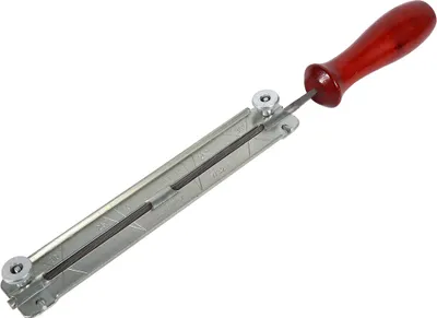 Image de Porte-lime pour tronçonneuse, kit de lime pour tronçonneuse, kit d'affûtage pour tronçonneuse, porte-affûteur pour tronçonneuse, lime et porte-lime pour tronçonneuse, guide pour lime et porte-lime