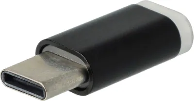 Produktbild von vhbw USB Typ C auf Micro-USB Adapter für Smartphone, Tablet, Notebook Schwarz