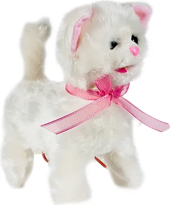 Produktbild von Malplay Elektronisches Plüschtier Katze interaktives Spielzeug für Kinder Kleinkind Geschenk ab 3 Jahren