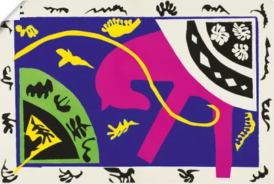 Produktbild von ARTland Poster Pferd, Kunstreiterin und Clown. 1947 Größe: 30x20 cm