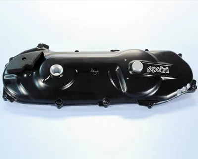 Productafbeelding van POLINI zwarte transmissiedeksel voor Yamaha/Minarelli horizontale motoren