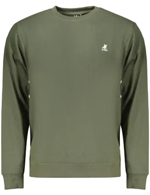 Produktbild von Stilvolles grünes Herren Sweatshirt mit Print & Rundhalsausschnitt