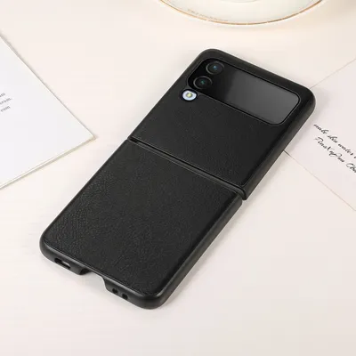 Image de Coque de protection pour Samsung Galaxy Z Flip4 5G : étui, housse, coque rigide, couleur : noir