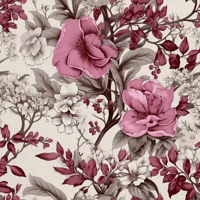 Productafbeelding van Buitenkussens Oxford - Motief: Bloemen I DX5513