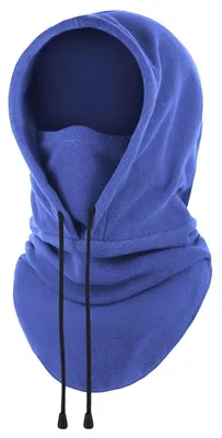 Immagine prodotto di Scaldacollo invernale in pile, passamontagna, maschera da sci, copricapo caldo, colore blu, da uomo e da donna