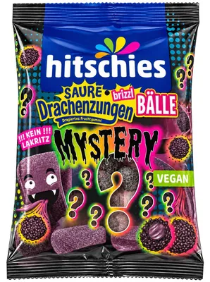 Produktbild von hitschies Saure Drachenzungen brizzl Bälle Mystery Edition 125g