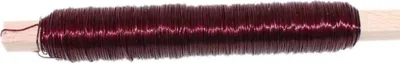 Produktbild von Deko Lackdraht 0,5 mm 100 g Bindedraht Basteldraht Wickeldraht Dekodraht bordeaux