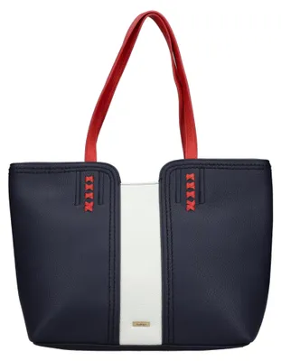 Produktbild von Rieker Damen Shopper Handtasche Tragetasche mit Henkeln H1611, Farbe:Blau