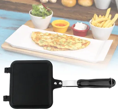 Obrázek produktu pro Oboustranná nepřilnavá pánev na vafle pro přípravu toastů s dortem a sendvičem