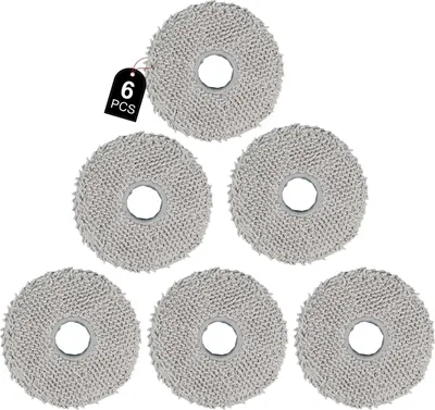 Produktbild von 6 Stück Wischtücher Ersatzteile für Dreame L10s/L10 Ultra/L10s Plus/X40 Ultra,Xiaomi X10+/X20+,ECOVAC T30/T30 Pro Omni Staubsauger Roboter